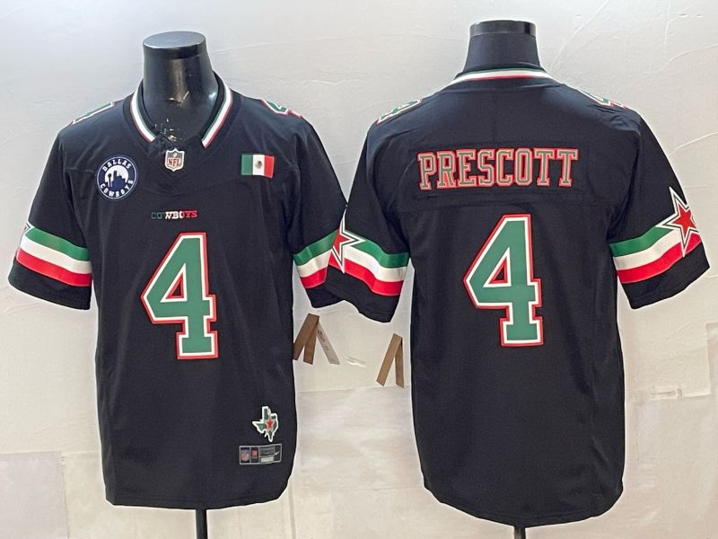 Men Dallas Cowboys #4 Prescott Black 3th generations 2026 Nike Limited NFL Jersey style 114->dallas cowboys->NFL Jersey